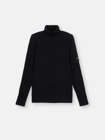 Navy Blue Stone Island Sweater