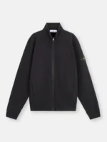 Stone Island Full Zipper Black Sweatshirt