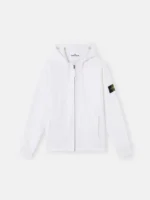 Stone Island White Hoodie