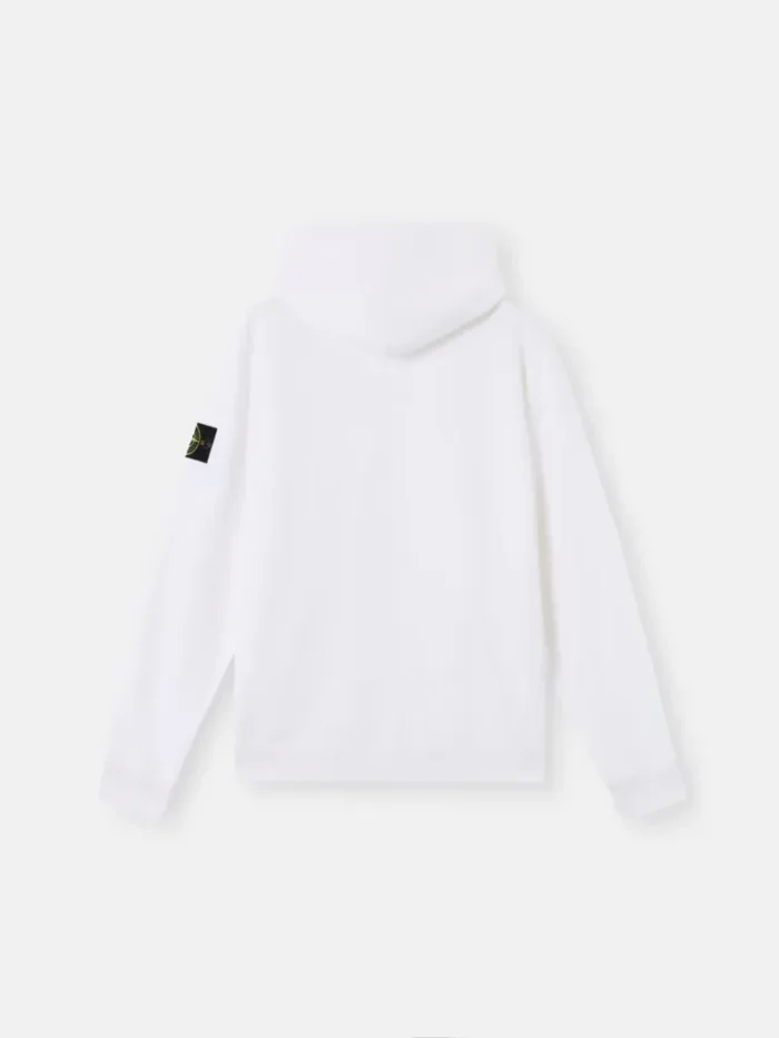 Stone Island White Hoodie