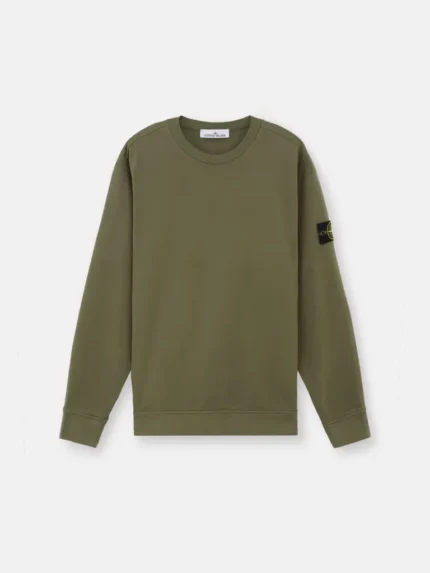 Stone Island Musk Green Sweatshirt