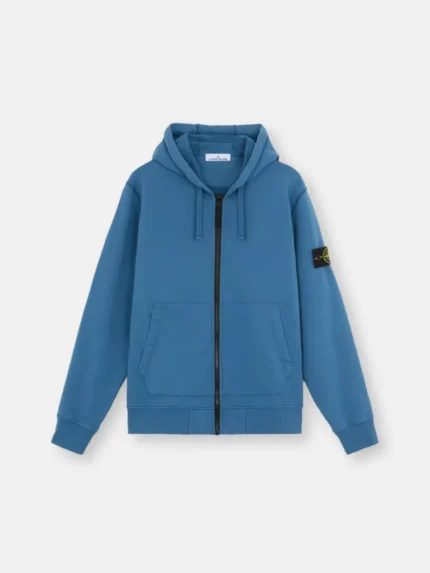 Stone Island Avio Blue Hoodie