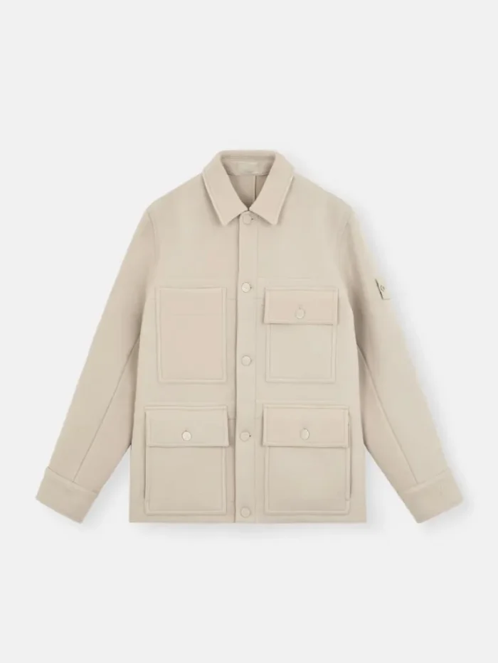 Beige Stone Island Jacket