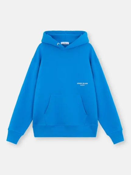 Bright Blue Stone Island Hoodie