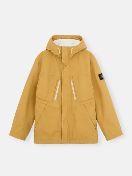 Mustard stone island jacket best sale