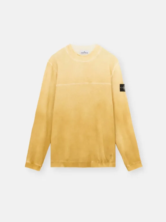 Mustard Stone Island Sweatshirt