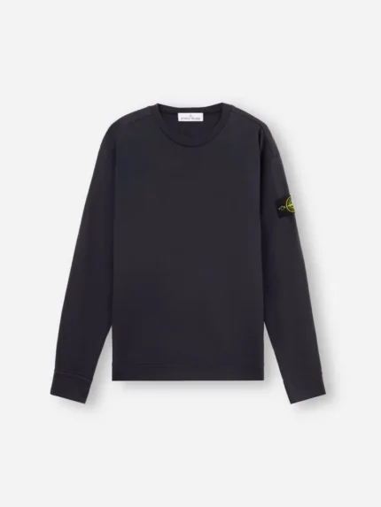 Navy Blue Stone Island Crewneck Sweatshirt