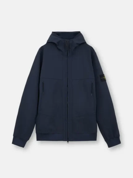 Navy Blue Stone Island Jacket