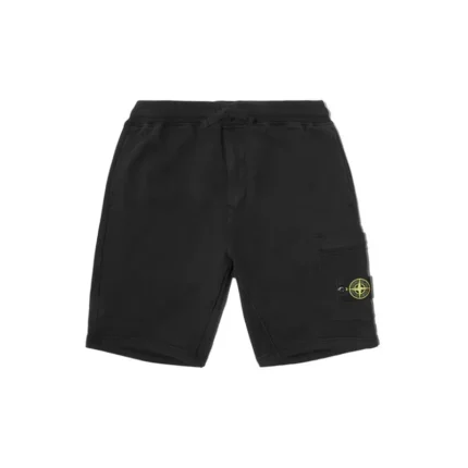 Stone Island Cotton Fleece Dyed Shorts