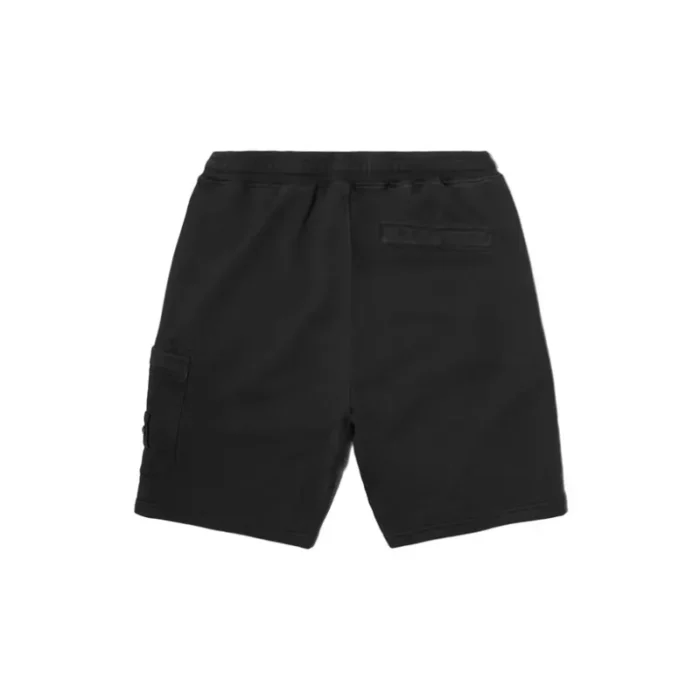 Stone Island Cotton Fleece Dyed Shorts