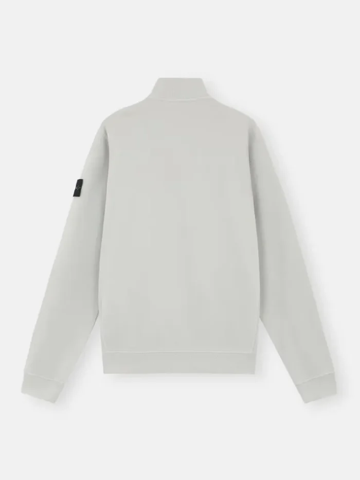 Stone Island Gray Zipper Sweatshirt