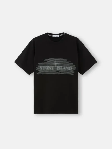 Stone Island Logo Black T-shirt