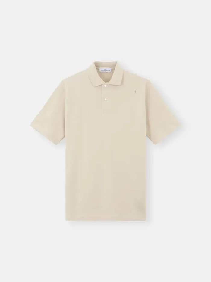 Stone Island Ribbed Collar Star T-shirt