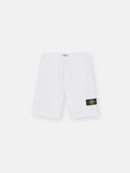 Stone Island White Cargo shorts